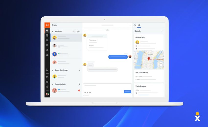 LiveChat platform screenshot