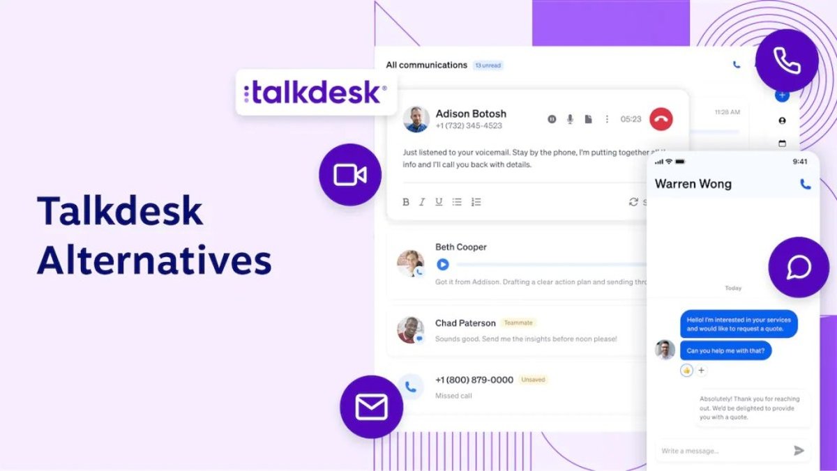 Talkdesk Alternatives for Contact Centers