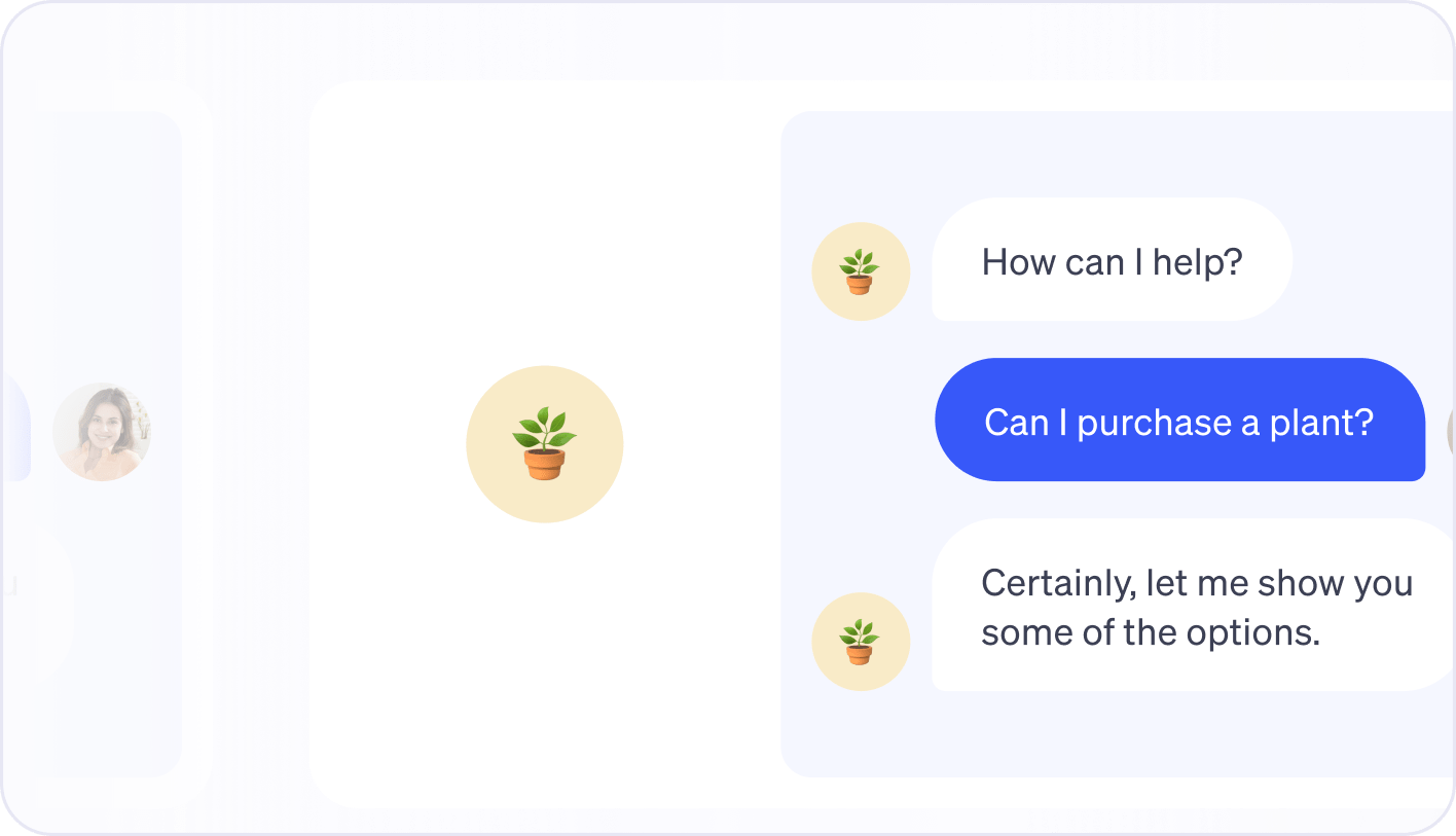 AI powered live chat