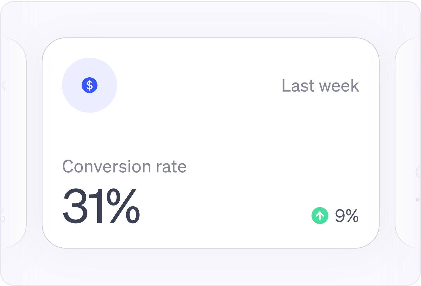 Conversion rate