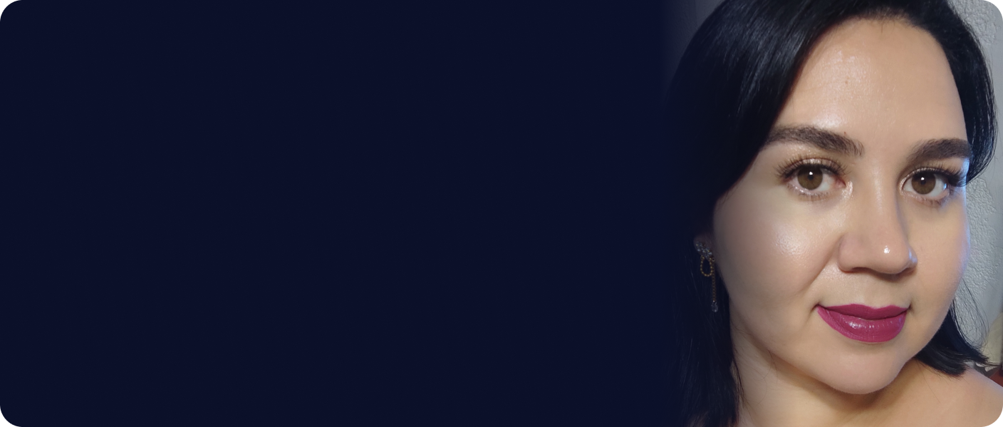 Woman with the dark hair