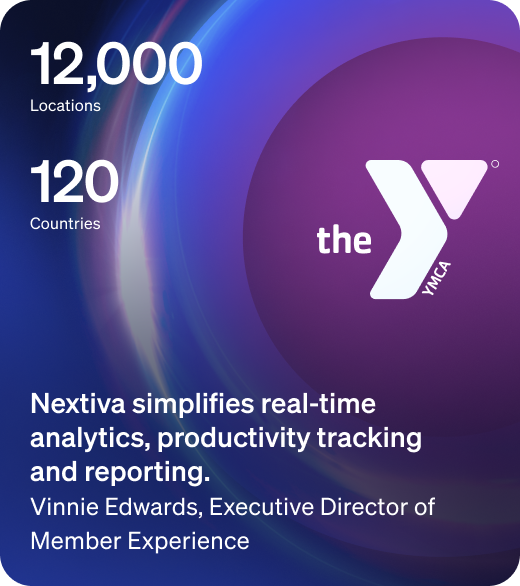 Nextiva simplifies real-time analytics, productivity tracking and reporting.