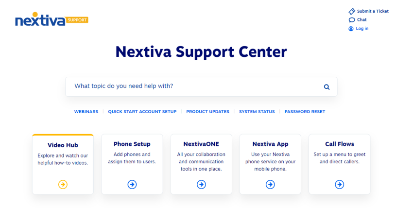 knowledge base nextiva