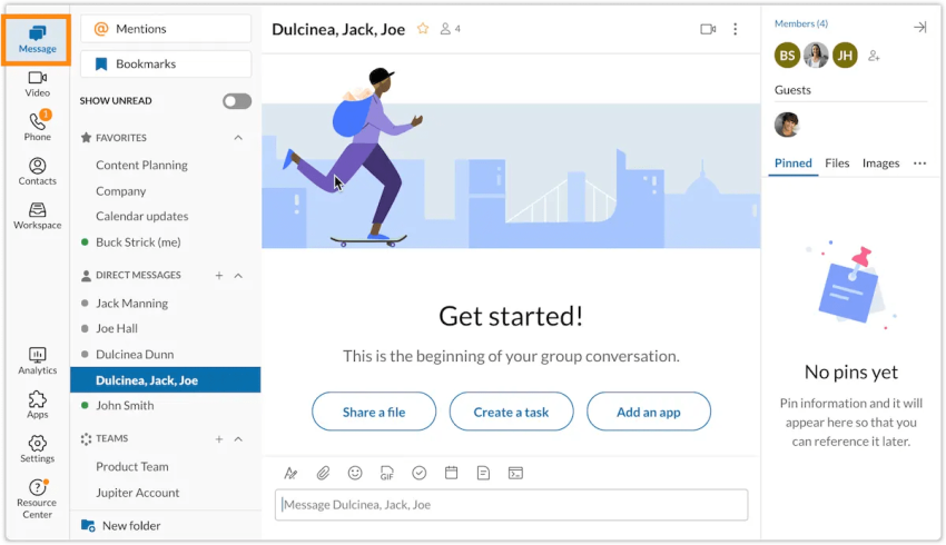 RingCentral MVP product screenshot.  