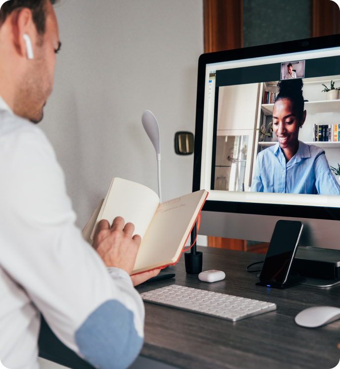 Online conference call meeting