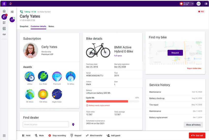 Genesys alternatives - Talkdesk contact center solution